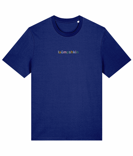 Rainbow Logo Embroidered Unisex organic cotton t-shirt