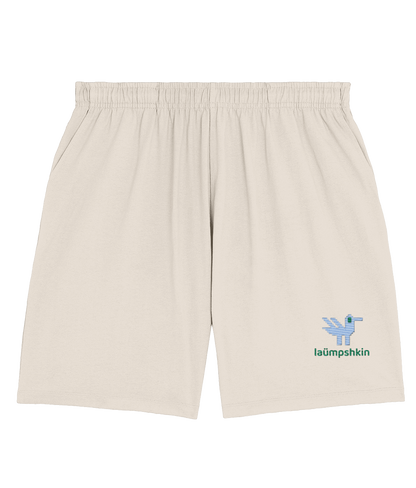 Duck Embroidered Unisex organic cotton shorts