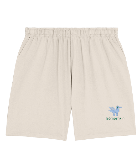 Duck Embroidered Unisex organic cotton shorts