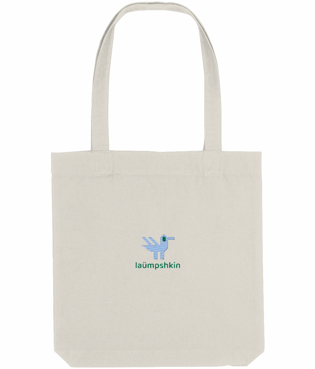 Duck Embroidered Organic cotton tote bag