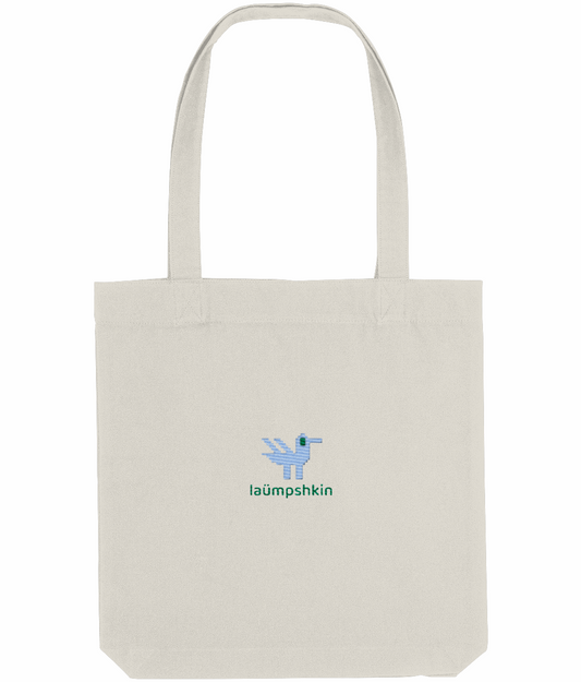 Duck Embroidered Organic cotton tote bag