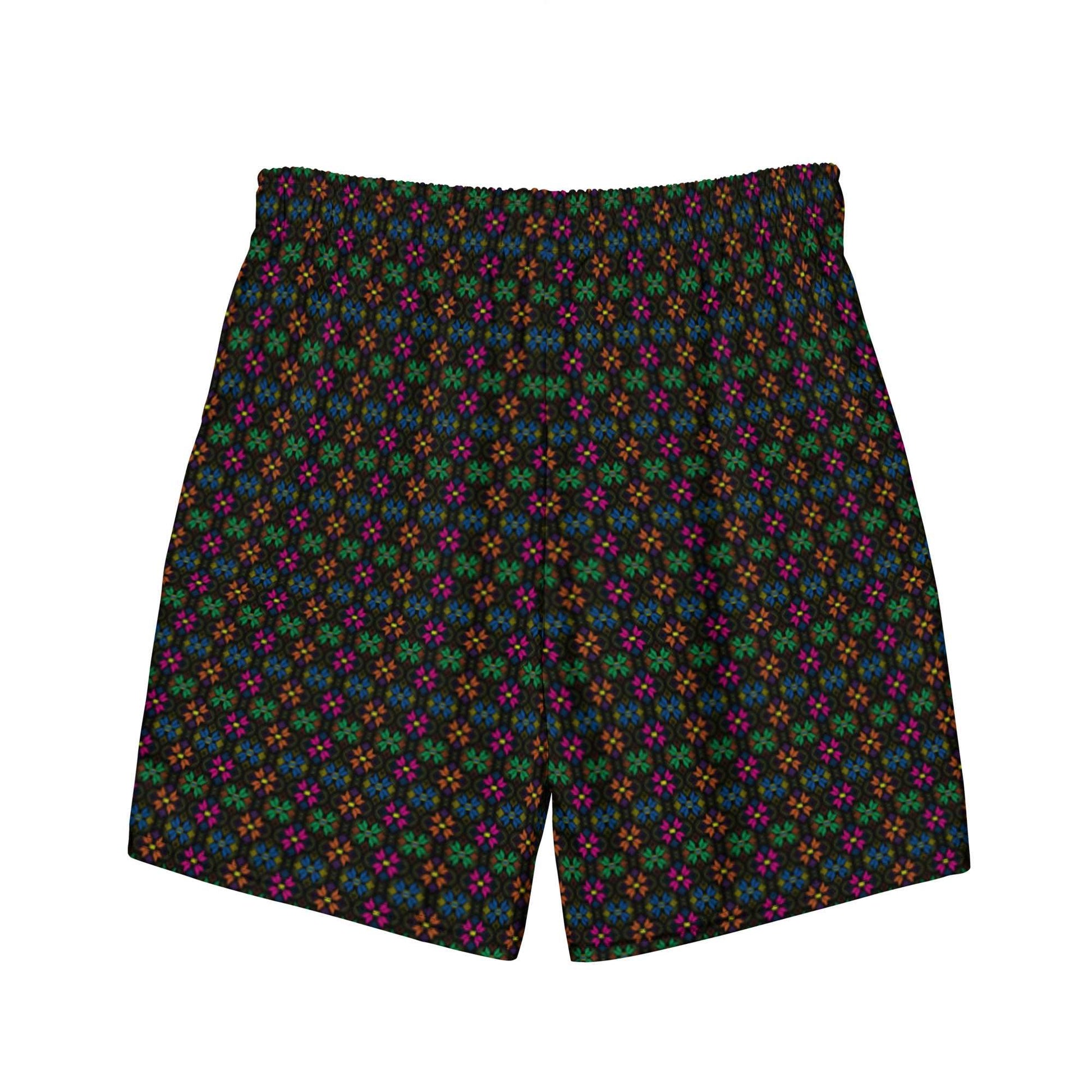 Synth Flower Men's Recycled swim trunks