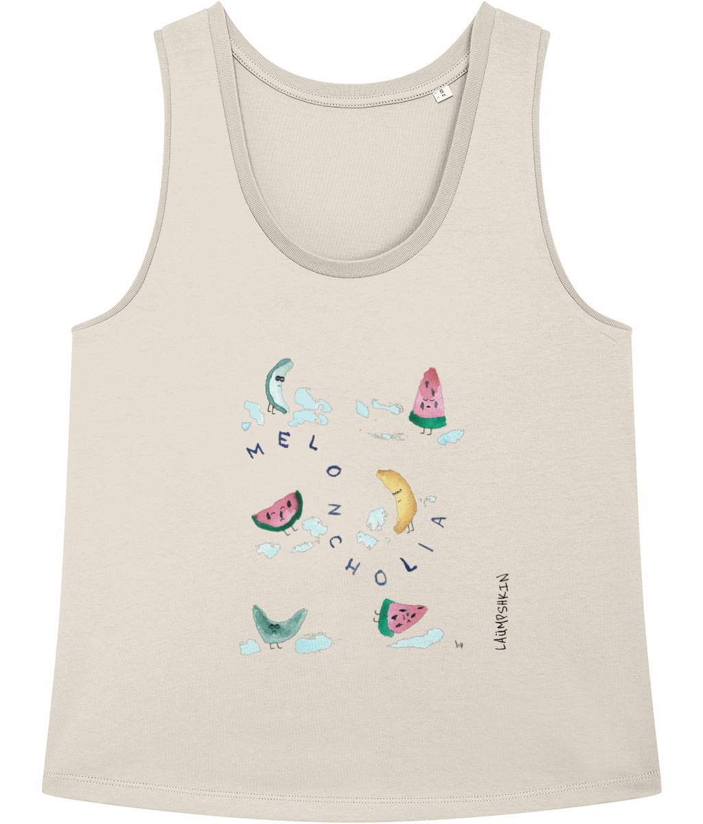 Meloncholia Organic cotton tank top