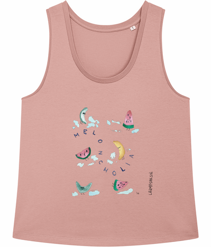 Meloncholia Organic cotton tank top